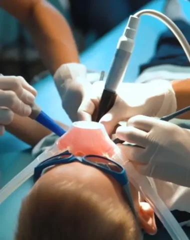 immagine dal video presentazione della sedazione cosciente con protossido di azoto