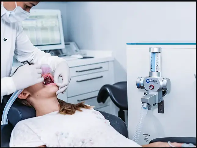 sedazione cosciente inalatoria in uno studio dentistico